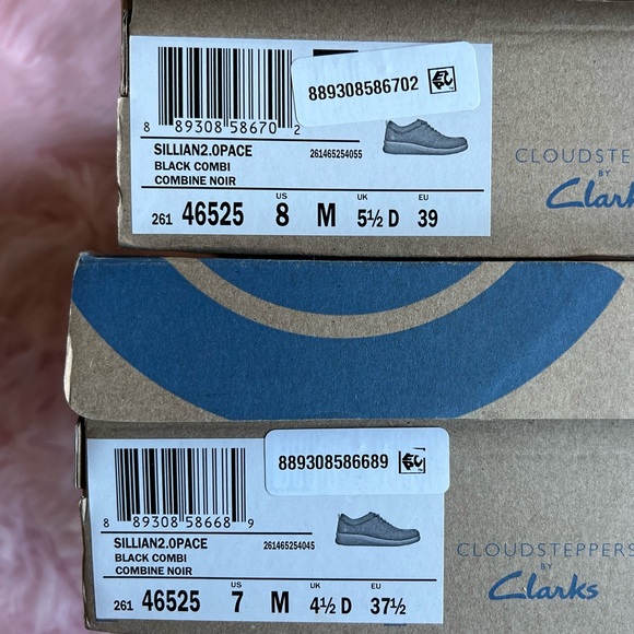 New Clarks Sillian 2.0 Pace Black Textile Combi - Picture 13 of 13